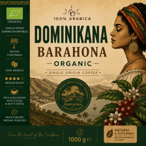 KAWA DOMINICANA ORGANIC 1000 g